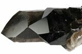 Dark Smoky Quartz Crystal Cluster - Brazil #136165-2